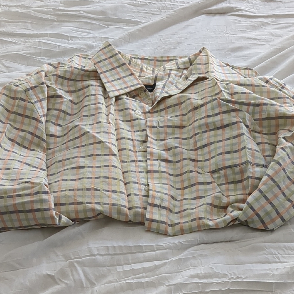 Men's Multicolor Plaid Shirt